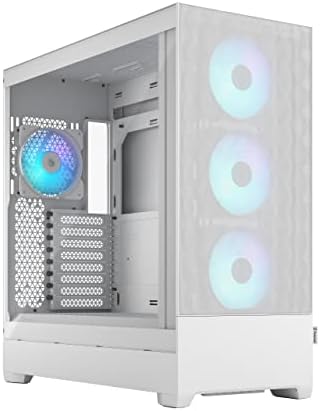 Fractal Design Pop Air RGB Black Orange Core Computer Case TG Clear Tint Tempered Glass