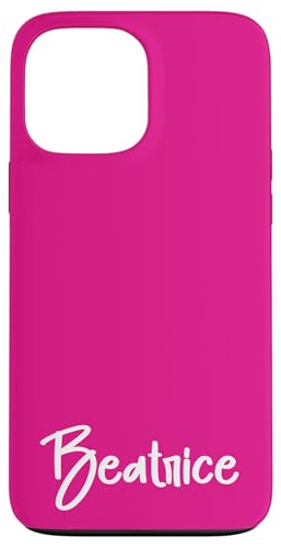 Beatrice ���̎q ���O �� �}�} ���� �s���N �z���C�g �X�}�z�P�[�X iPhone 13 Pro Max �p