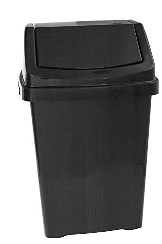 Image of Wham Casa Swing Bin Midnight 8Lt, Multi, Large
