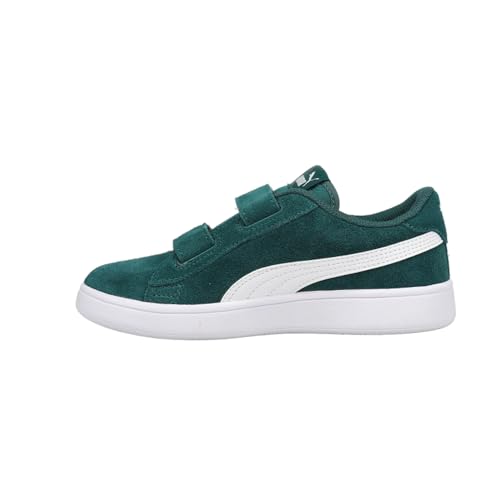 PUMA Kids Boys Smash V2 Suede Slip On Sneakers Shoes Casual - Green - Size 3.5 M3