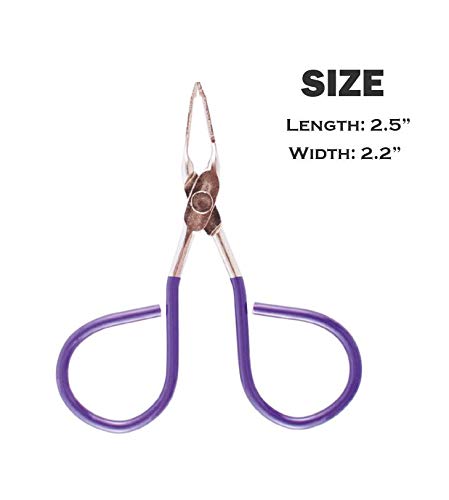 Amazon.com : PROFESSIONAL Mini TWEEZERS with Easy Scissor Handle