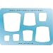 Cool Tools - Jewelry Shape Template - Tapered Square