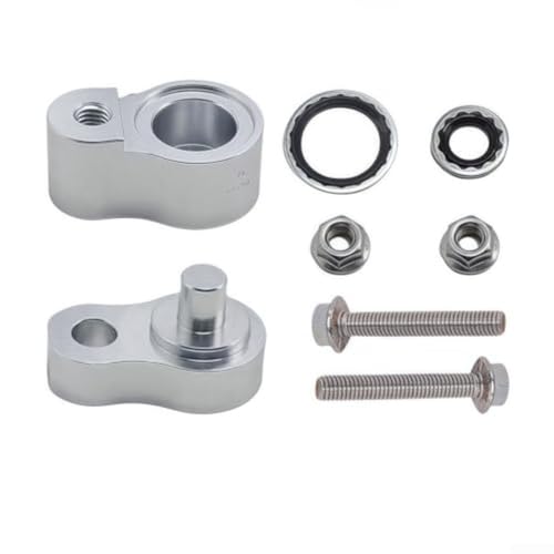 Kit de caja de aire acondicionado Bloque de CA trasero apagado para 2014 2019 Denali XL Aleación de aluminio con pernos de acero inoxidable Tuercas