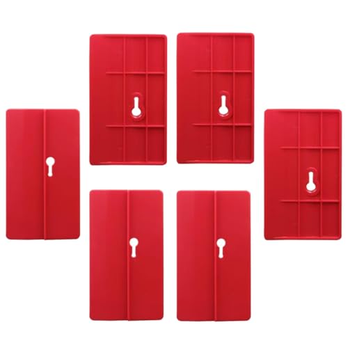 Menolana 6 Pieces Drywall Fitting Tool Plasterboard Fixing Tool Positioning and Fixing, in Place, Plasterboard Fixing Gypsum Plate