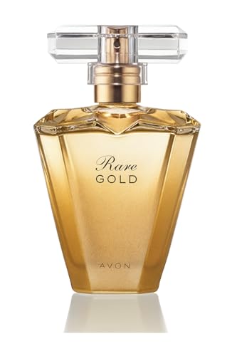 AVON Rare Gold Eau de Parfum Spray for Women, 1.7 fl oz - Elegant Amber Floral Perfume for Women – Mandarin Zest, Ylang-Ylang & Golden Amber