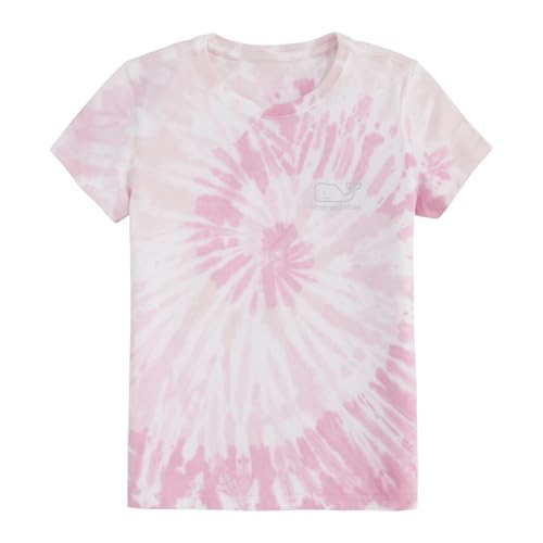 vineyard vines Girls' Vintage Whale Outline Swirl Tie Dye Short-Sleeve Tee2