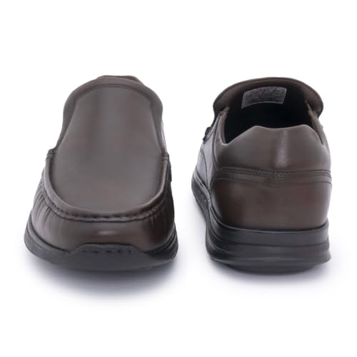 Image of Red Tape Moccasin Shoes for Men| Low-Cut Formal Dress Shoes.