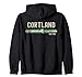 Cortland NY | New York | Travel & 80s Style Zip Hoodie