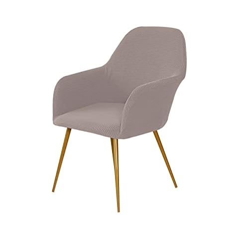 Set of 1/2/4/6 Dining Chair Cover Jacquard/velvet ​Stretch armrest Chair Slipcovers Removable Washable Chair Slipcovers for Kitchen Banquet Home Hotel Chairs Slipcover Seat Cover (Color : D, Size Cover