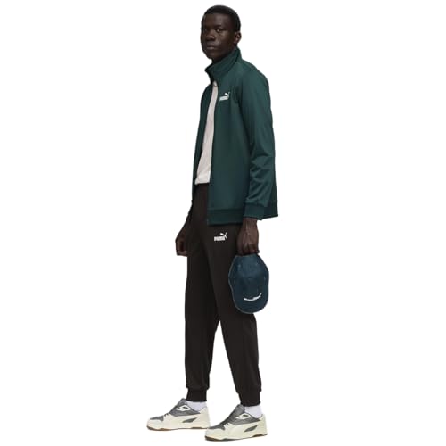  PUMA Tuta da Uomo Essentials Poly Verde Taglia L Codice 684847-75