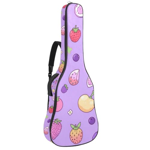 Housse guitare acoustique étanche avec couche de protection antichoc et poches