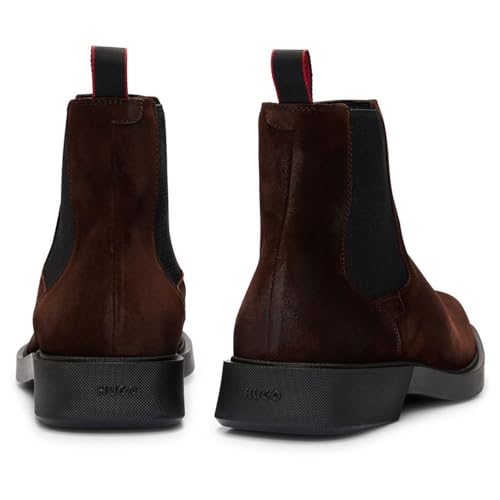 Image of HUGO Men's Iker Suede Chelsea Boots