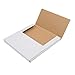 Kshioe 25 Packs White Vinyl Record LP Shipping Mailer Boxes, 12.5in*12.5in*1in Record Mailers, Album Paper Box, Record Album Mailer