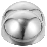 Alipis 2pièces Demi Boule Acier Inoxydable Argentée Polie Demi-sphère Creuse Miroir Dé...