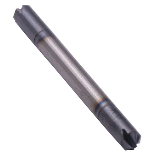 Image of BestParts High Performance 5Pcs Solid Carbide End Mill, Chamfer Mill - Double End - AlTiN Coated, 4 Flute, 90 Chamfer Angle, 1 /8 inch Cutting Diameter, 1 /8 inch Shank Diameter, 1-1 /2 inch Overall Length