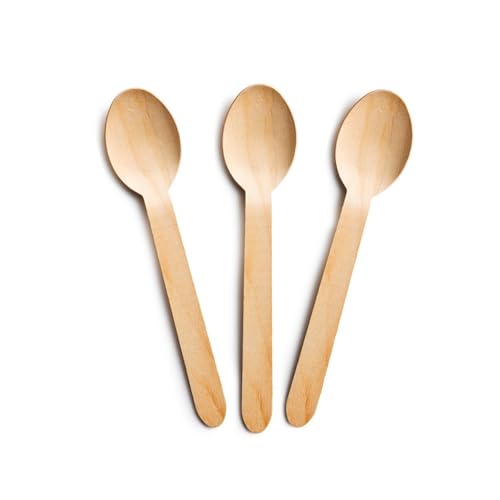 Image of Ezee Wooden Disposable Dinner Spoon 140 mm I Pack of 25