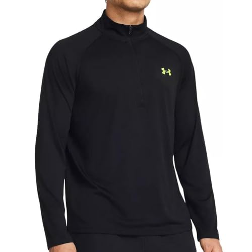 T-shirt manches longues noir Under Armour haut de gamme homme 1328495