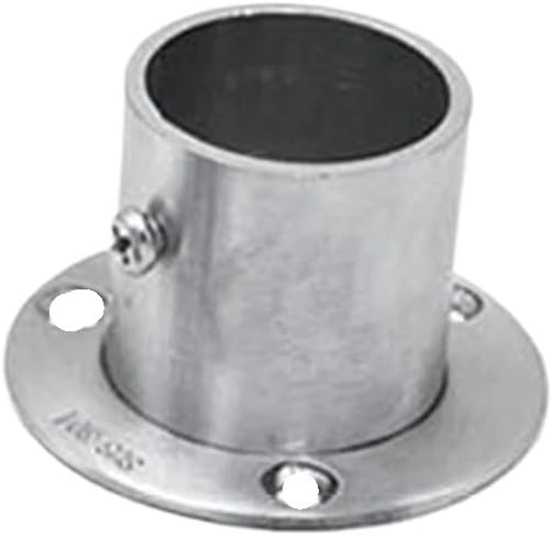 Flange Flange Stainless Steel Bracket 16/22/25/32mm Dia Support Wardrobe Pole(25mm)