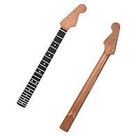 This product is for DIY guitar neck replacement. You can install it on your guitar. 9.5”-radius rosewood fingerboard. 8mm head machine peg holes for tuner installation. Adjustable truss rod has been installed at the headstock.With inlay dots on side,...