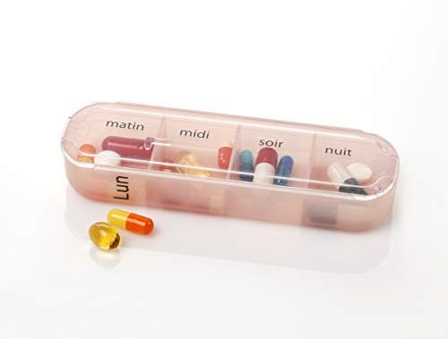 Porta-comprimidos Pilbox® Maxi (Carmim/Vermelho)