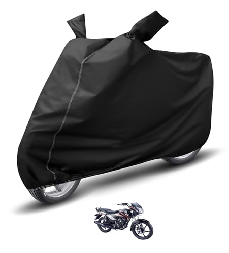 Image of Auto Hub Waterproof Scooty Cover Compatible with Tylos Phoenix Dustproof, UV Protection Two Wheeler Scooty Phoenix Cover - Black