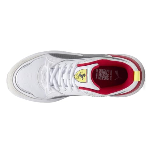 PUMA Mens Scuderia Ferrari Trinity 2 Lace Up Sneakers Shoes Casual - White4
