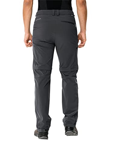 VAUDE Wanderhose Herren Farley Stretch T-Zip Pants III, Wasserabweisende Herren Wanderhose Zip Off, atmungsaktive Trekkinghose mit Hosenbund, komfortabel & schnelltrocknend