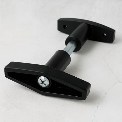 Garagentorgriff BMH 555 von stahl-design-tebart – passgenauer Ersatz für Schwingtore mit 9 mm Vierkant – robuste Griffgarnitur aus Hartkunststoff – ideal für Reparatur & Nachrüstung.