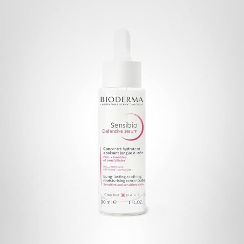 BIODERMA Sensibio Défensive Sérum - Réduit rides et ridules - Agit contre l’inflamm’aging causé par les agressions extérieures - Peaux sensibles - Pour un teint éclatant - Flacon 30 ml