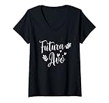 avoine Ce design Futura Avó avec des cœurs et des feuilles est une idée amusante assortie au portugais pour une future grand-mère pour l'annonce de la grossesse portugaise, une baby shower portugaise, une anuncio de gravidez para avó, dia das mães, et plus encore.