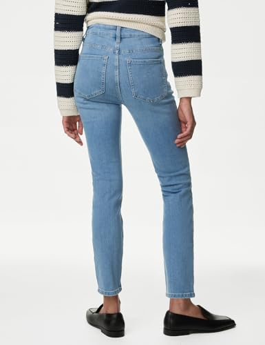 Image of Marks & Spencer Women's High Rise Slim Jeans