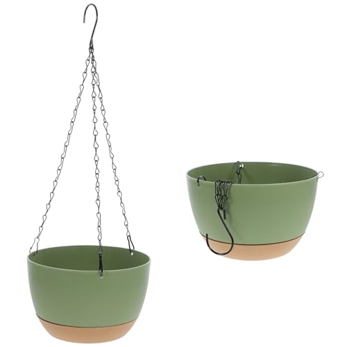 Pots de fleurs suspendus auto-absorbants pour éviter l'excès d'eau - 2