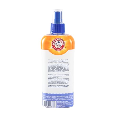 Arm & Hammer for Pets Odor Control Spray for Dogs, Blueberry Coconut, Odor Eliminating Dog Spray, Dog Deodorizer, 8 Fl Oz (Pack of 2) - image 4