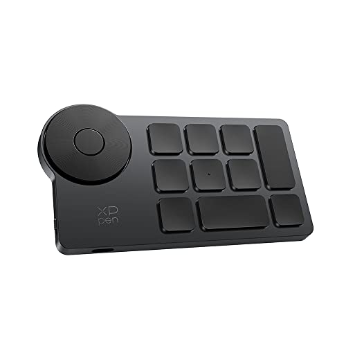 液タブ・ペンタブ XPPen ACK05 Amazon.co.jp: XPPen 左手デバイス ショートカットリモート 片手