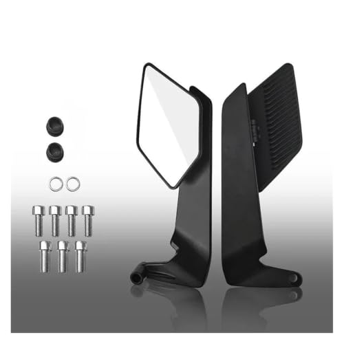 Espejo retrovisor ala viento fijo motocicleta Z400 espejos laterales moto Z900 negros