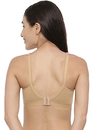Image of BLOSSOM Crossy Lift Women's Seamless Moulded,Double Layered Full Coverage, Non Wired Non Padded, T-Shirt /Everyday Support Bra with Nipple Concealers