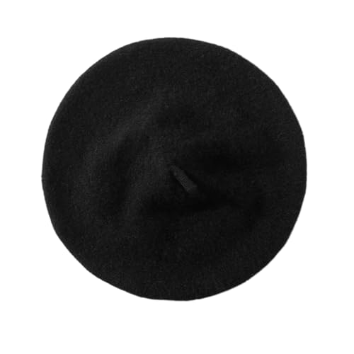 Béret en cachemire femme tricoté vintage chaud automne hiver