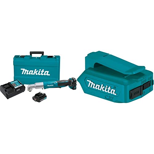 Makita Lt01R1 12V Max Cxt Lithium-Ion Cordless Angle Impact Driver Kit (2.0Ah) With Adp06 12V Max Cxt Lithium-Ion Cordless Power Source #TOP20