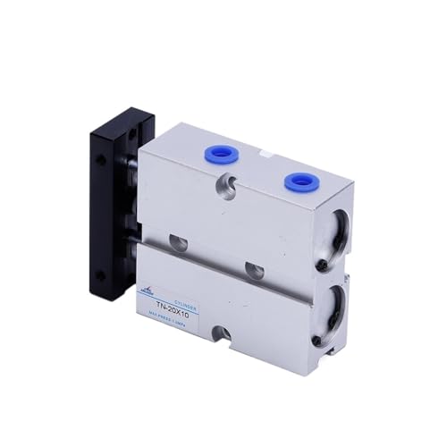 Vérin pneumatique double effet TN10 à double axe et course de 80mm - 2