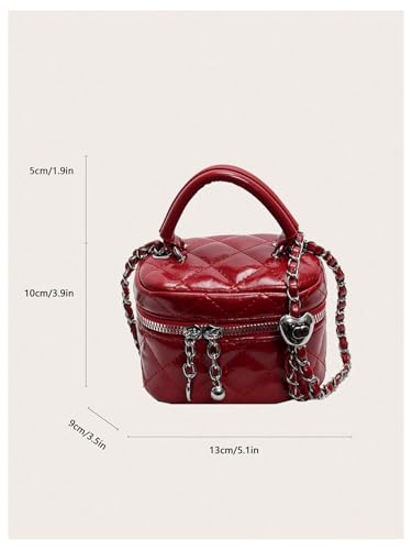 RoseSeek Women's Quilted Bucket Bag