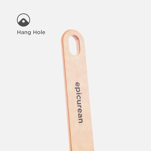 Petite cuillère silicone manche naturel pour éviter les rayures