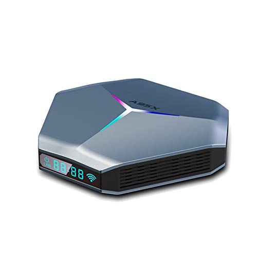 ALLWIN Android 11.0 TV Box [2021 Newest], Quad Core 4GB RAM 64GB ROM Set-Top Box, Streaming Media Players with 2.4/5G Dual Band WiFi Bluetooth, 8K Smart TV Box