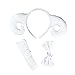 Amosfun 3 unids Disfraces de Oveja Diadema Niños Diadema Oveja Disfraz de Orejas Cola Corbata de Lazo Set para Fiesta Actuación (Oveja)