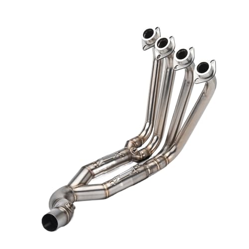 Échappement YZF-R6 résistant à la corrosion collecteur avant central en inox pour 2017-2025