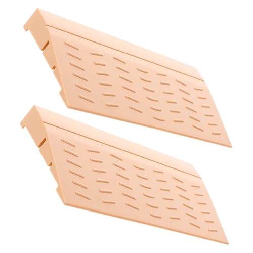 KONTONTY 2pièces Lot de Rampes De Seuil pour Robot Balayeur Accessoires De Seuil Plastique Tapis De Rampe De pour Robot Balayeur