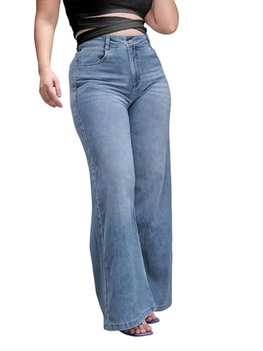 Image of Miss Chase A+ Women's Bootcut High Rise Stretchable Denim Jeans