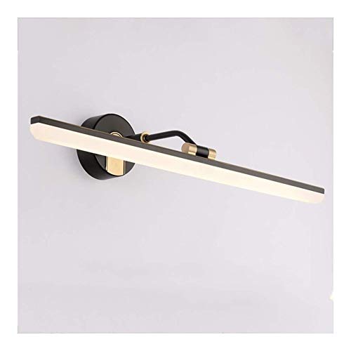 Preisvergleich Produktbild Wandscheinwerfer gelb Bronzespiegel moderne Badezimmerspiegel abstimmbaren lichtdurchlässiger Spiegel Wand Tooling retro Make-up-Zähler Badezimmerschrank Lampe, natürliches Licht, 58cm * 12W