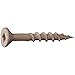 Daggerz ACQDLFLSQ081104TAN - #8 x 1-1/4" Deck-Pro Square Flat w/Nibs Deck Screws Tan
