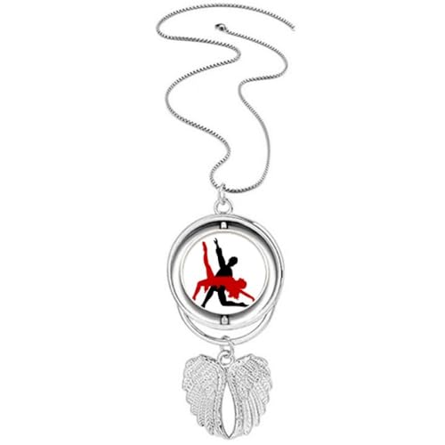 Collier ailes d'ange fluide pour danse de salon et latine