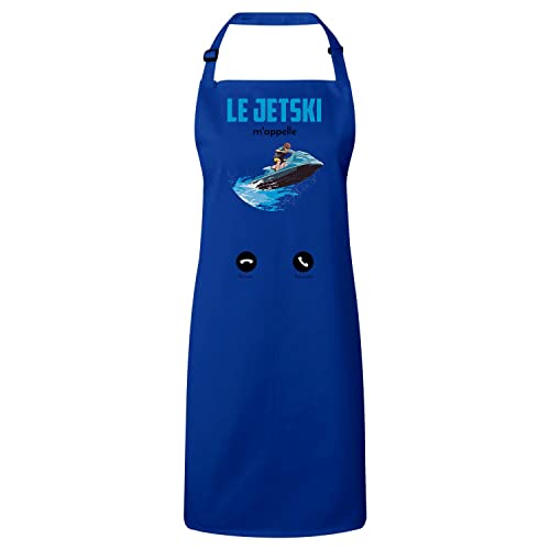 Tablier cuisine premium étanche aux taches motif jet ski sport